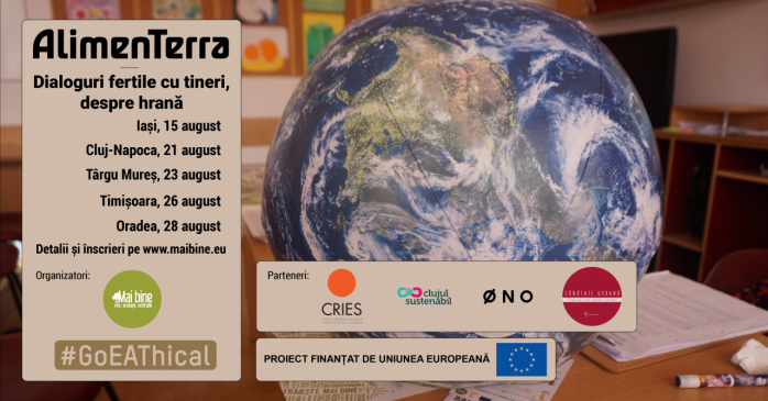 Asociația „Mai bine” organizează discuții cu tineri pe tema alimentației, la Cluj!